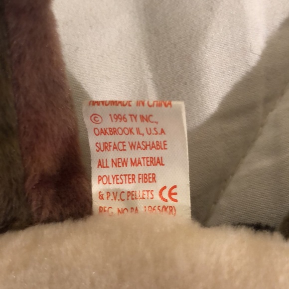 “Claude” TY Beanie Baby, Tie Dyed Crab, Vintage Collectible 1996 - Picture 11 of 12